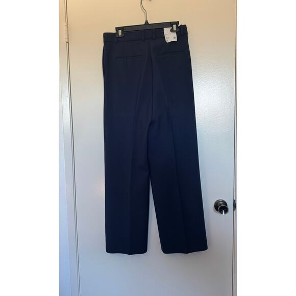 NWT Babaton Pleated Pant in Navy Size 10 - Picture 5 of 9